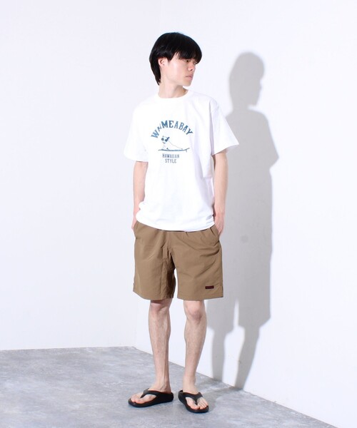 GLOSTER（グロスター）の「【GLOSTER/グロスター】ハワイヌ ワイメアベイ クルーネック プリントTシャツ（Tシャツ/カットソー・メンズ・イエロー/ホワイト/チャコールグレー・S/M/L）」の21枚目の写真