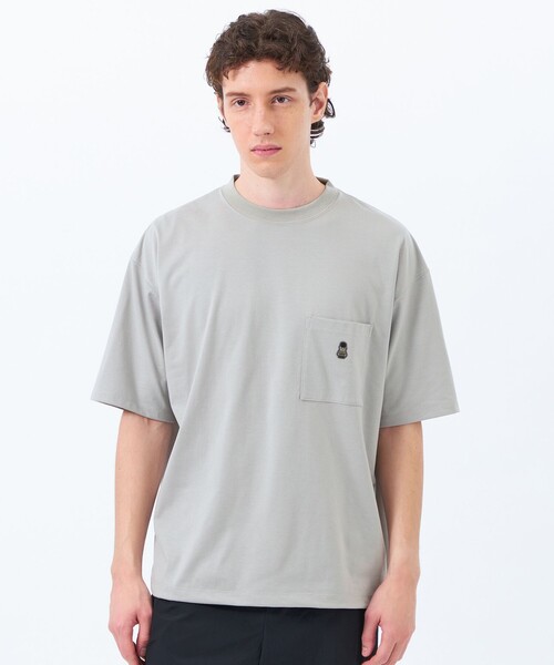 MACKINTOSH PHILOSOPHY（ﾏｯｷﾝﾄｯｼｭ ﾌｨﾛｿﾌｨｰ）の「バッキンガムベア 度詰め天竺 スピンドルTシャツ（Tシャツ/カットソー・メンズ・ブラック/グレー/ホワイト・40/38）」の3枚目の写真