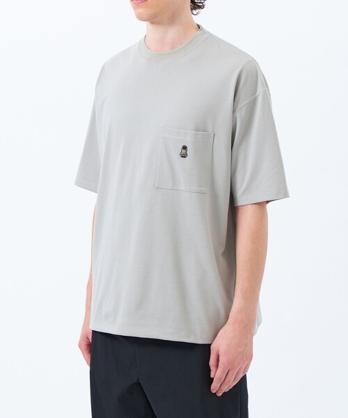 MACKINTOSH PHILOSOPHY（ﾏｯｷﾝﾄｯｼｭ ﾌｨﾛｿﾌｨｰ）の「バッキンガムベア 度詰め天竺 スピンドルTシャツ（Tシャツ/カットソー・メンズ・ブラック/グレー/ホワイト・40/38）」の13枚目の写真