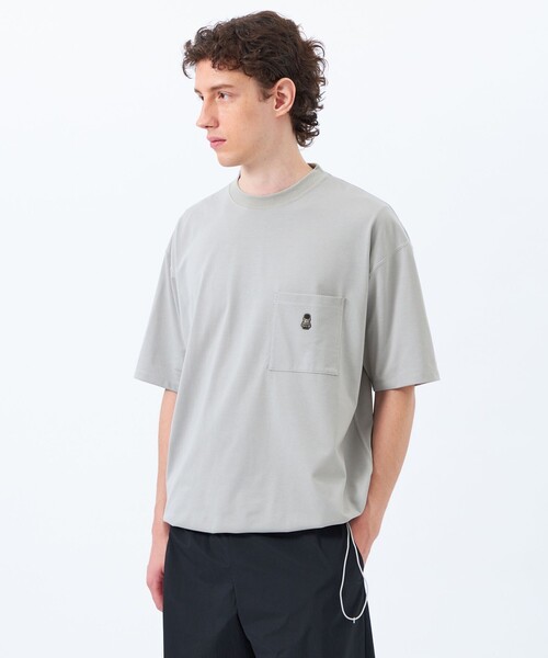 MACKINTOSH PHILOSOPHY（ﾏｯｷﾝﾄｯｼｭ ﾌｨﾛｿﾌｨｰ）の「バッキンガムベア 度詰め天竺 スピンドルTシャツ（Tシャツ/カットソー・メンズ・ブラック/グレー/ホワイト・40/38）」の11枚目の写真