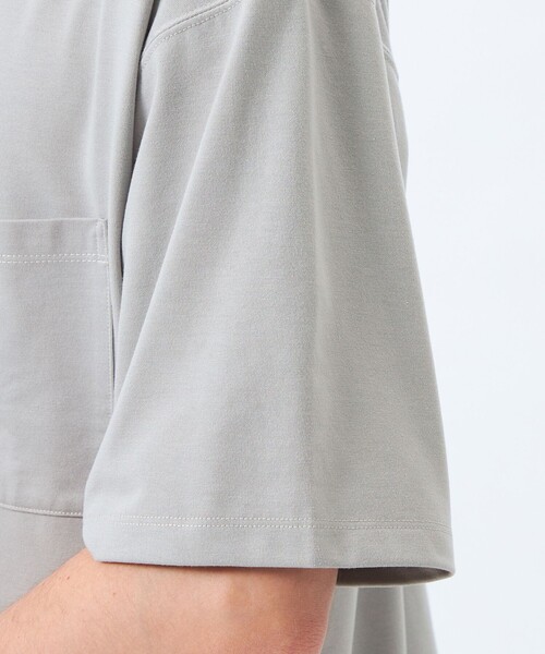 MACKINTOSH PHILOSOPHY（ﾏｯｷﾝﾄｯｼｭ ﾌｨﾛｿﾌｨｰ）の「バッキンガムベア 度詰め天竺 スピンドルTシャツ（Tシャツ/カットソー・メンズ・ブラック/グレー/ホワイト・40/38）」の9枚目の写真