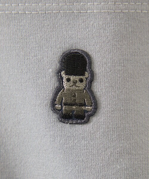 MACKINTOSH PHILOSOPHY（ﾏｯｷﾝﾄｯｼｭ ﾌｨﾛｿﾌｨｰ）の「バッキンガムベア 度詰め天竺 スピンドルTシャツ（Tシャツ/カットソー・メンズ・ブラック/グレー/ホワイト・40/38）」の7枚目の写真