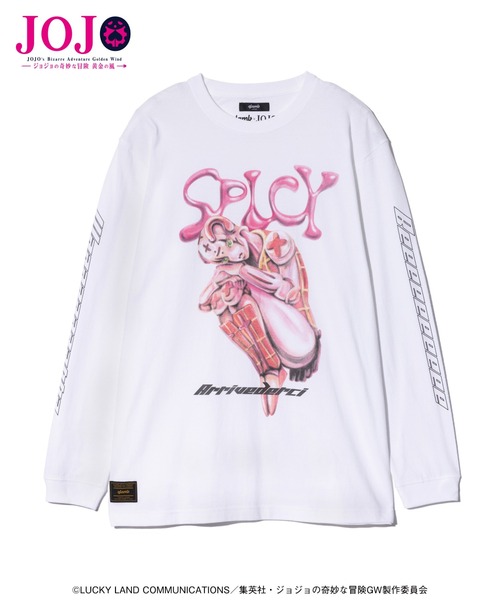 glamb（グラム）の「Trish Una’s Stand Cutsew（Tシャツ/カットソー・メンズ・ホワイト/ブラック・L/M/S/XL）」の3枚目の写真