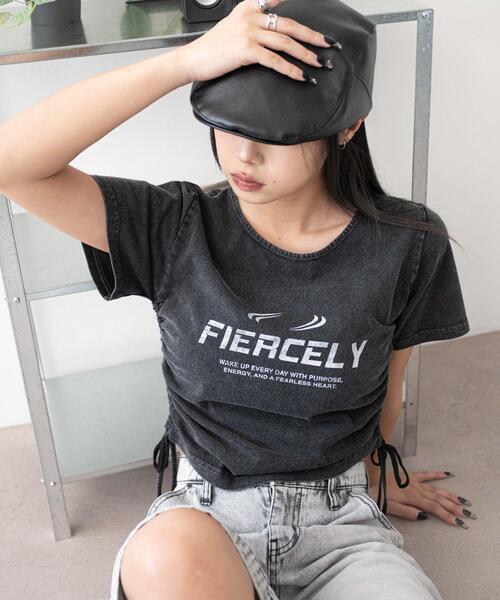 WEGO(ウィゴー)の「WEGO/ヴィンテージライクドロストちびT(Tシャツ/カットソー・レディース・その他4/その他1/その他2/その他3/ホワイト/ベージュ/その他5・FREE)」の4枚目の写真