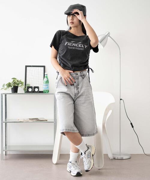 WEGO(ウィゴー)の「WEGO/ヴィンテージライクドロストちびT(Tシャツ/カットソー・レディース・その他4/その他1/その他2/その他3/ホワイト/ベージュ/その他5・FREE)」の8枚目の写真