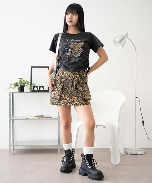WEGO(ウィゴー)の「WEGO/ヴィンテージライクドロストちびT(Tシャツ/カットソー・レディース・その他4/その他1/その他2/その他3/ホワイト/ベージュ/その他5・FREE)」の10枚目の写真
