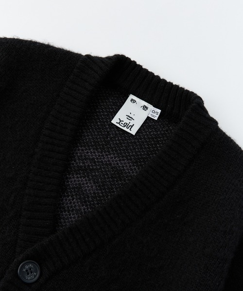 FACE JACQUARD KNIT CARDIGAN（カーディガン/ボレロ）｜X-girl