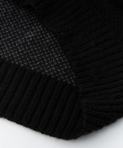 X-girl（エックスガール）の「FACE JACQUARD KNIT CARDIGAN（カーディガン/ボレロ・レディース・ブラック/ピンク/ブラウン・ONE SIZE）」の15枚目の写真