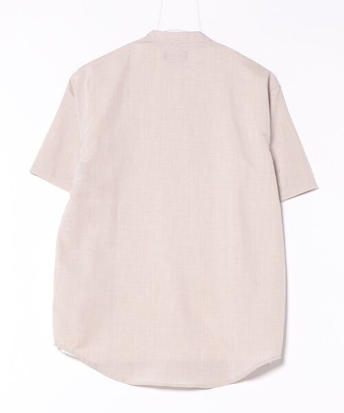 NAVY(ネイビー)の「NAVY リネンライクシャツ アンサンブル(シャツ/ブラウス・メンズ・ネイビー/サックスブルー/スミクロ/グレイッシュベージュ・XL/L/M/S)」の16枚目の写真