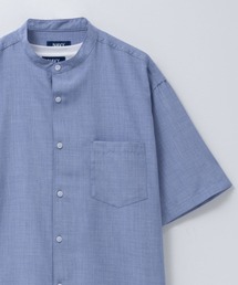 【NAVY / ネイビー】リネンライクシャツ アンサンブル