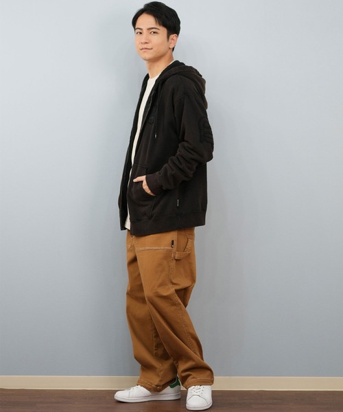 DC(ディーシー)の「DC/ディーシー フルジップパーカー セットアップ対応 DZP254037(パーカー・メンズ・スミクロ/シルバーグレー/チャコールグレー・M/L/XL)」の12枚目の写真