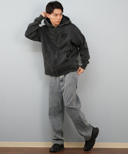 DC(ディーシー)の「DC/ディーシー フルジップパーカー セットアップ対応 DZP254037(パーカー・メンズ・スミクロ/シルバーグレー/チャコールグレー・M/L/XL)」の6枚目の写真