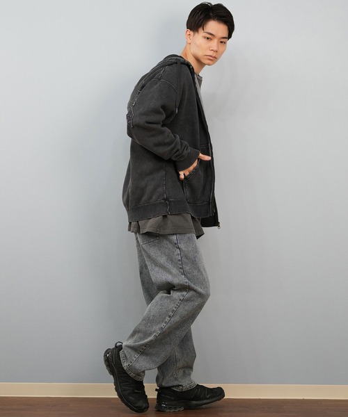 DC(ディーシー)の「DC/ディーシー フルジップパーカー セットアップ対応 DZP254037(パーカー・メンズ・スミクロ/シルバーグレー/チャコールグレー・M/L/XL)」の8枚目の写真