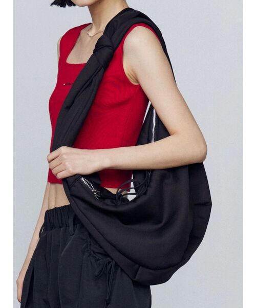 EMODA（エモダ）の「リボンギャザーショルダーバッグ（ショルダーバッグ・レディース・ブラック/ブラウン・FREE）」の8枚目の写真