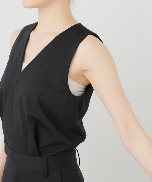 IENA（イエナ）の「ハイゲージコンビネゾン（つなぎ/オールインワン・レディース・ブラック/キャメル・36/38）」の19枚目の写真