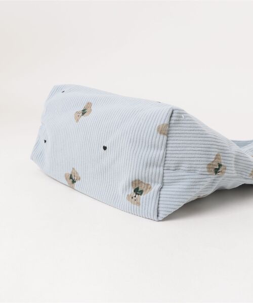 VIBGYOR（ヴィブジョー）の「Mignonjour/くまコーデュロイミニトートバッグ M2582（トートバッグ・レディース・ブルー/ピンク/ホワイト/ベージュ・FREE）」の18枚目の写真