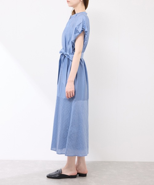 emurシアードビーストライプシャツワンピ（シャツワンピース）｜ROPE