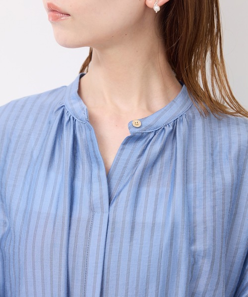 emurシアードビーストライプシャツワンピ（シャツワンピース）｜ROPE