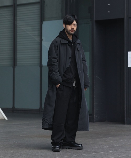 VEIN (ヴェイン)の「ジャンベルカテリー ジップアップフーディー / JUMBERCA TERRY ZIP UP HOODIE(パーカー・メンズ・ブラック・3/2/1)」の2枚目の写真
