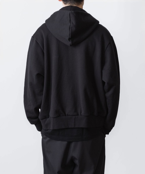 VEIN (ヴェイン)の「ジャンベルカテリー ジップアップフーディー / JUMBERCA TERRY ZIP UP HOODIE(パーカー・メンズ・ブラック・3/2/1)」の6枚目の写真