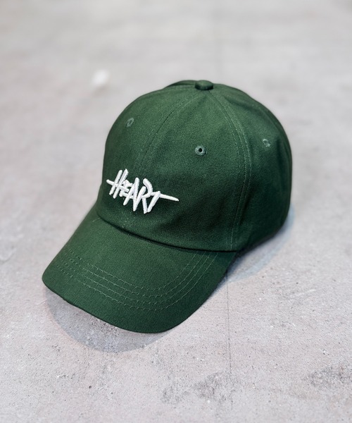 CALIFORNIA OUTFITTERS（カリフォルニア アウトフィッターズ）の「6A11 HEART CAP コットン ロゴキャップ（キャップ・メンズ・ブラック/ブラウン/グリーン/ホワイト・ONESIZE）」の8枚目の写真