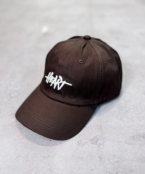 CALIFORNIA OUTFITTERS（カリフォルニア アウトフィッターズ）の「6A11 HEART CAP コットン ロゴキャップ（キャップ・メンズ・ブラック/ブラウン/グリーン/ホワイト・ONESIZE）」の17枚目の写真