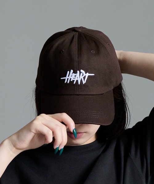 CALIFORNIA OUTFITTERS（カリフォルニア アウトフィッターズ）の「6A11 HEART CAP コットン ロゴキャップ（キャップ・メンズ・ブラック/ブラウン/グリーン/ホワイト・ONESIZE）」の22枚目の写真