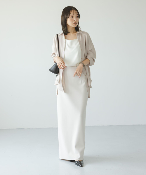 【極美品】NOBLE シーズンカラープレーンシャツ　ホワイト　ノーブル 極美品】NOBLE シーズンカラープレーンシャツ ホワイト ノーブル