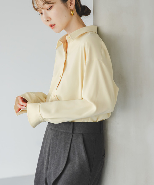 追加》シーズンカラープレーンシャツ 13（シャツ/ブラウス）｜NOBLE