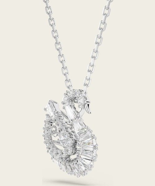 注文スワロフスキーSwan ペンダント ミックスカット, スワン, ホワイト 公式】【スワロフスキー】Swan ペンダント ミックスカット, スワン
