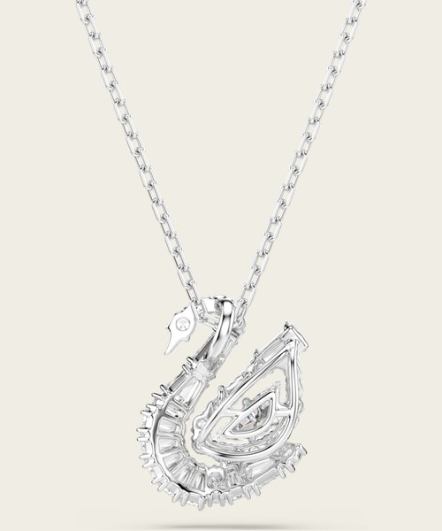 注文スワロフスキーSwan ペンダント ミックスカット, スワン, ホワイト 公式】【スワロフスキー】Swan ペンダント ミックスカット, スワン