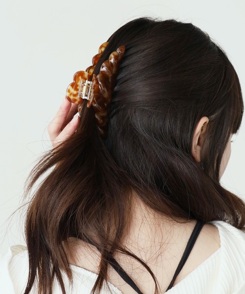 TRESSE（トレス） バレッタ 楽天市場】TRESSE（トレス） MANON 2サイズ ウェーブ バレッタ