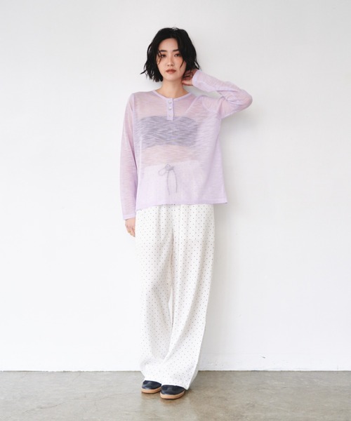 売れ筋商品|||ストイック カットソー トップス レディース Finnley Flannel - Women's Tigerlily FULL TILT London Girls Washed Embroidered Crewneck