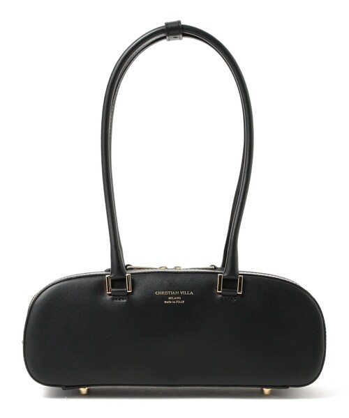 CHRISTIAN VILLA(クリスチャンヴィラ)の「【1/1値下げ】CHRISTIAN VILLA / スクエア ロングハンドル バッグ(トートバッグ・レディース・ブラック・ONE SIZE)」の3枚目の写真