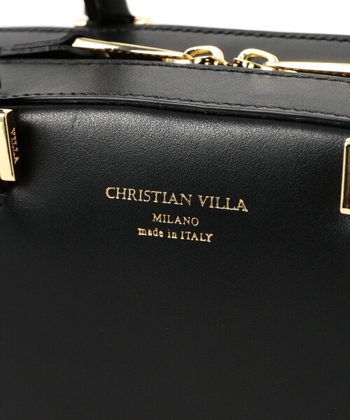 CHRISTIAN VILLA(クリスチャンヴィラ)の「【1/1値下げ】CHRISTIAN VILLA / スクエア ロングハンドル バッグ(トートバッグ・レディース・ブラック・ONE SIZE)」の7枚目の写真