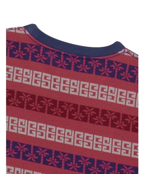 YESEYESEE(イエスアイシー)の「Y.E.S Palm Jacquard Tee(Tシャツ/カットソー・メンズ・チャコール/レッド・S/M)」の14枚目の写真