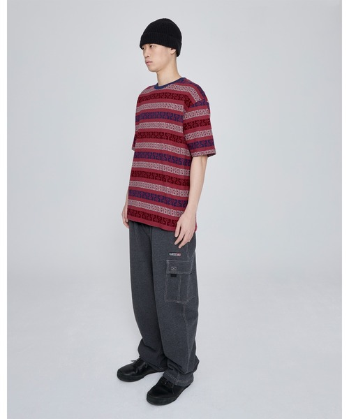 YESEYESEE(イエスアイシー)の「Y.E.S Palm Jacquard Tee(Tシャツ/カットソー・メンズ・チャコール/レッド・S/M)」の17枚目の写真
