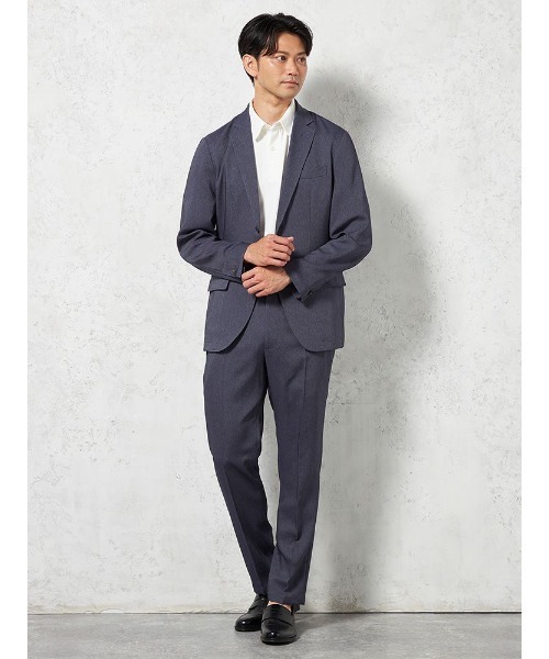 SUIT SELECT セットアップスーツ カノニコ デニムライク　M相当 SUIT SELECT セットアップスーツ カノニコ デニムライク M相当