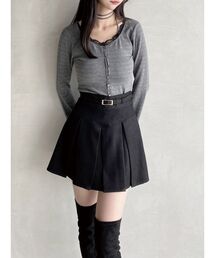 RESEXXY | プリーツミニスカート【セットアップ着用可能】(スカート)