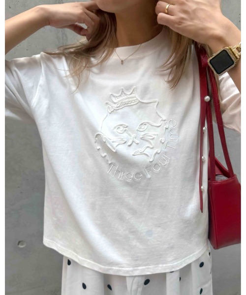 スリーフォータイム Three Four Time TFTオリジナルネコTシャツ （ブラック） スリーフォータイム Three Four Time TFTオリジナルネコTシャツ
