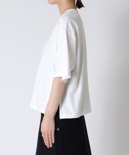 Three Four Time(スリーフォータイム)の「TFTオリジナルネコTシャツ(Tシャツ/カットソー・レディース・ホワイト/ブラック・FREE)」の13枚目の写真