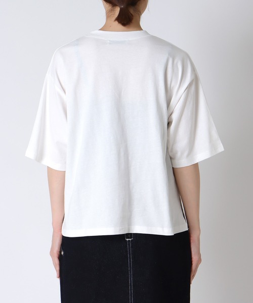 Three Four Time(スリーフォータイム)の「TFTオリジナルネコTシャツ(Tシャツ/カットソー・レディース・ホワイト/ブラック・FREE)」の14枚目の写真