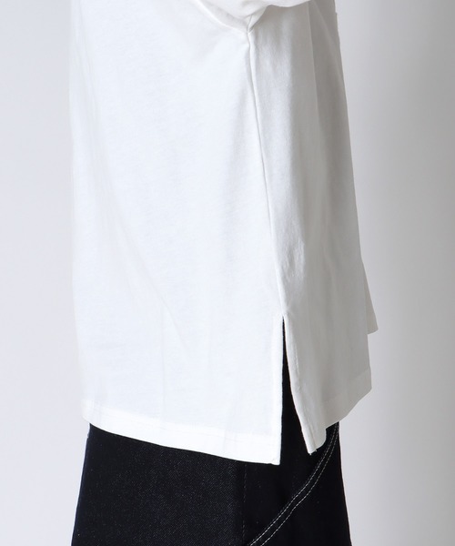 Three Four Time(スリーフォータイム)の「TFTオリジナルネコTシャツ(Tシャツ/カットソー・レディース・ホワイト/ブラック・FREE)」の17枚目の写真