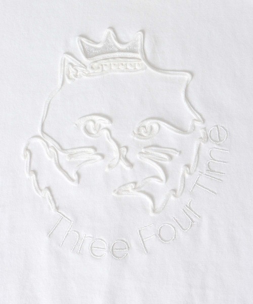 Three Four Time(スリーフォータイム)の「TFTオリジナルネコTシャツ(Tシャツ/カットソー・レディース・ホワイト/ブラック・FREE)」の18枚目の写真