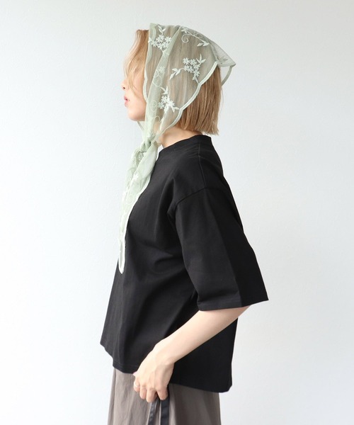 Three Four Time(スリーフォータイム)の「TFTオリジナルネコTシャツ(Tシャツ/カットソー・レディース・ホワイト/ブラック・FREE)」の8枚目の写真