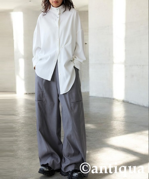 antiqua(アンティカ)の「カーゴパンツ(カーゴパンツ・レディース・グレー/ブラック・LARGE/MEDIUM)」の18枚目の写真