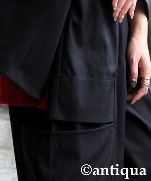 antiqua(アンティカ)の「カーゴパンツ(カーゴパンツ・レディース・グレー/ブラック・LARGE/MEDIUM)」の5枚目の写真