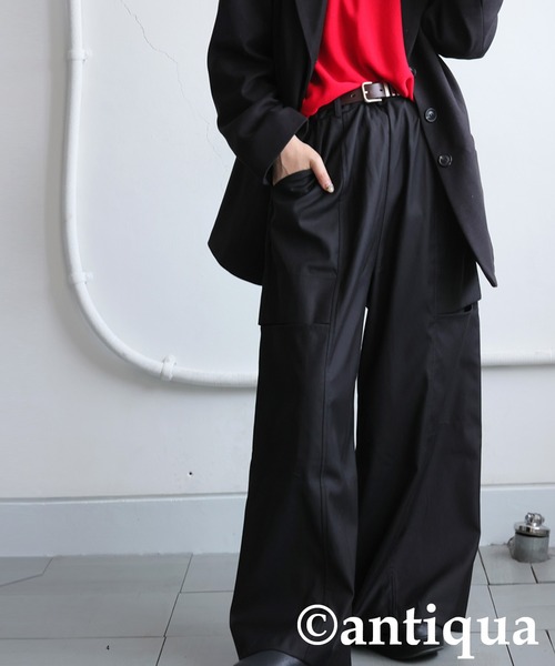 antiqua(アンティカ)の「カーゴパンツ(カーゴパンツ・レディース・グレー/ブラック・LARGE/MEDIUM)」の7枚目の写真