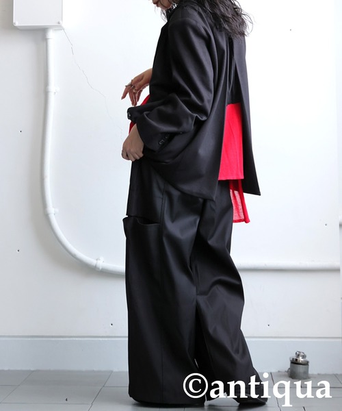 antiqua(アンティカ)の「カーゴパンツ(カーゴパンツ・レディース・グレー/ブラック・LARGE/MEDIUM)」の8枚目の写真