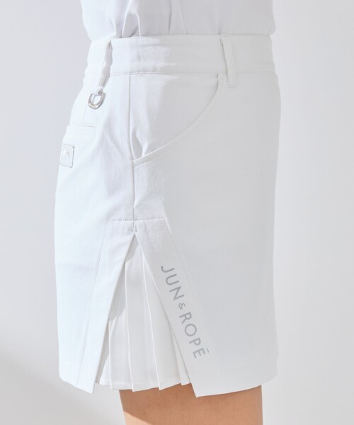 JUN&ROPE'（ジュンアンドロペ）の「【UV】【吸水速乾】サイドプリーツスカート（スカート・レディース・ホワイト/ブラック/ベージュ・L/M/S/X-SMALL）」の4枚目の写真